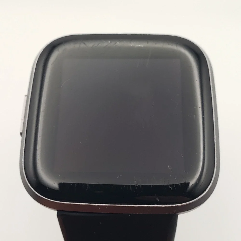 Fitbit Versa 2 Smartwatch Large Black Band FB507 Fitness Tracker Heart Rate